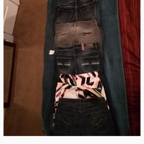 5 for $63 jeans size 6 & 7 Express, H&M, mossimo - Picture 2 of 3